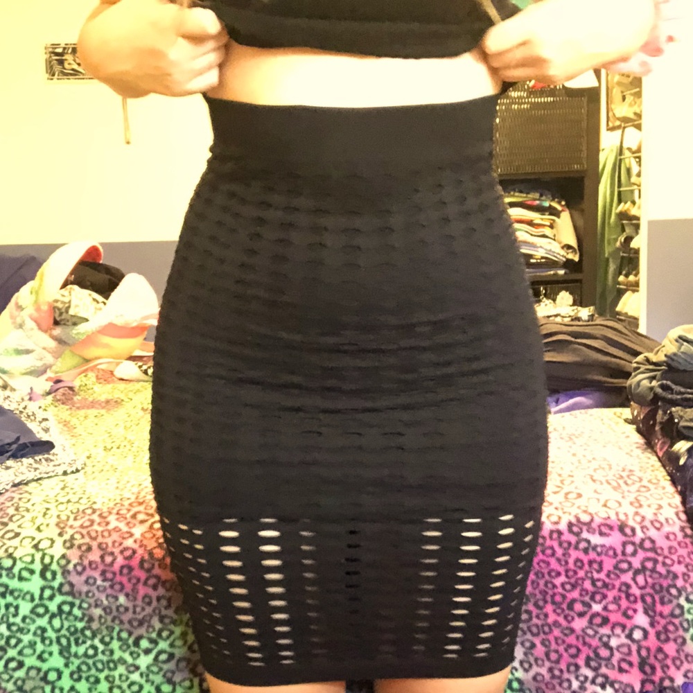 Black free people skirt
